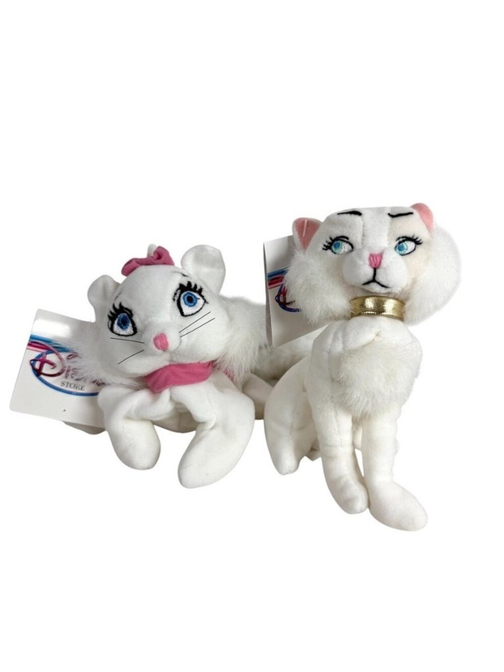 Disney Store Duchess & Marie The Aristocats Bean Bag Plushies Lot of 2 NEW